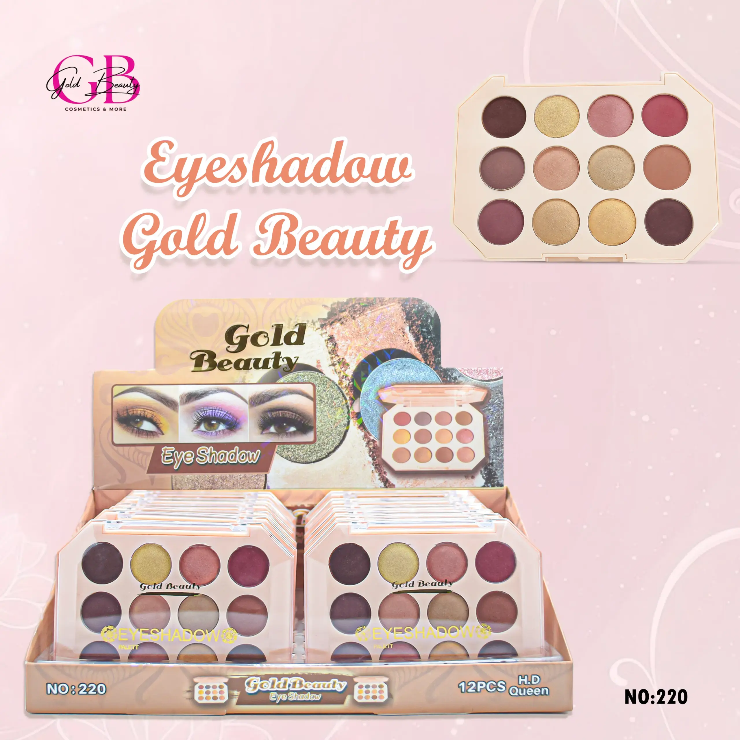 EYE SHADOW 12 COLORS -220