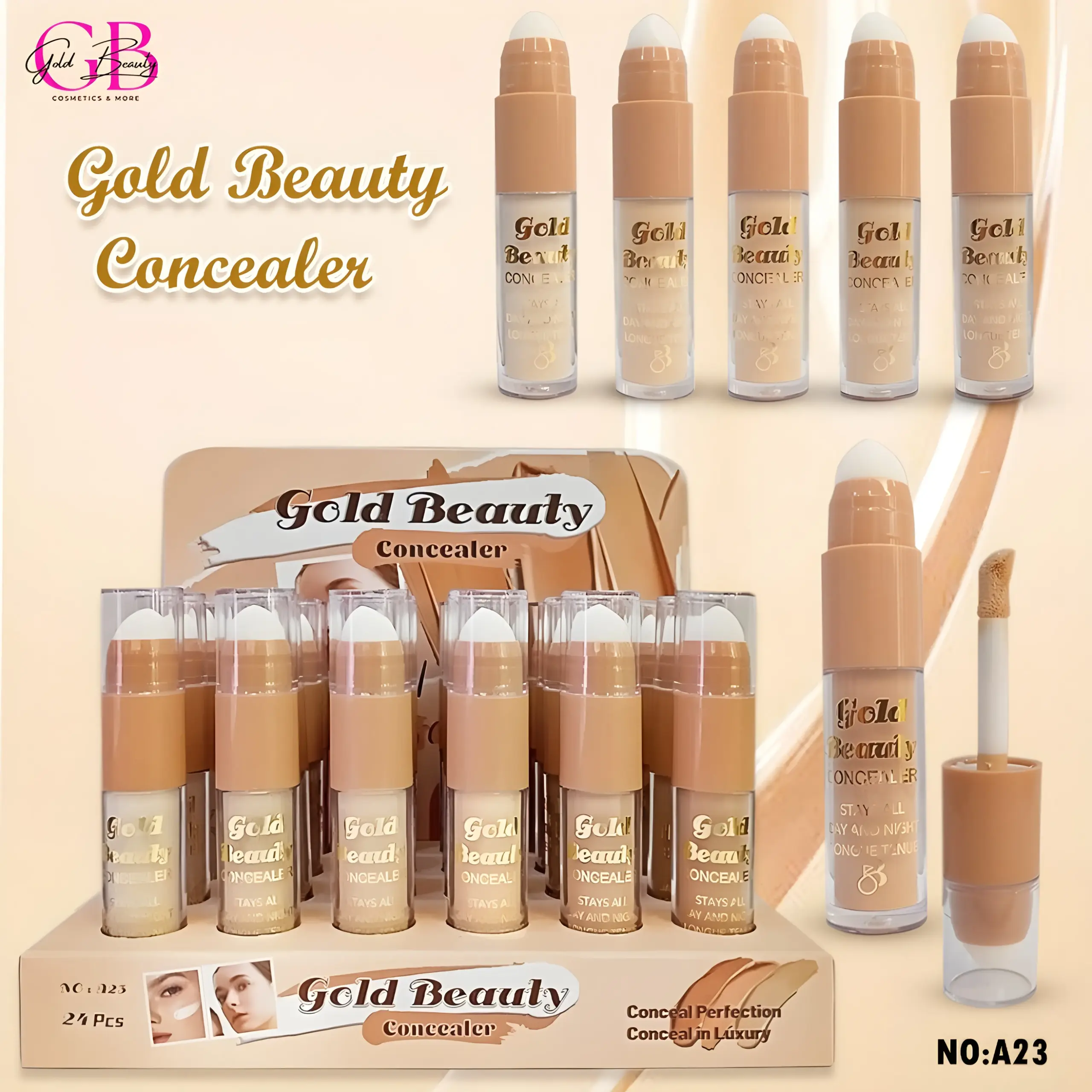 CONCEALER LIQUID 6 COLORS -A23