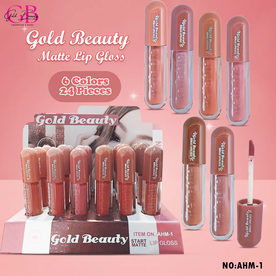MATTE LIP GLOSS 6 COLORS AHM-1
