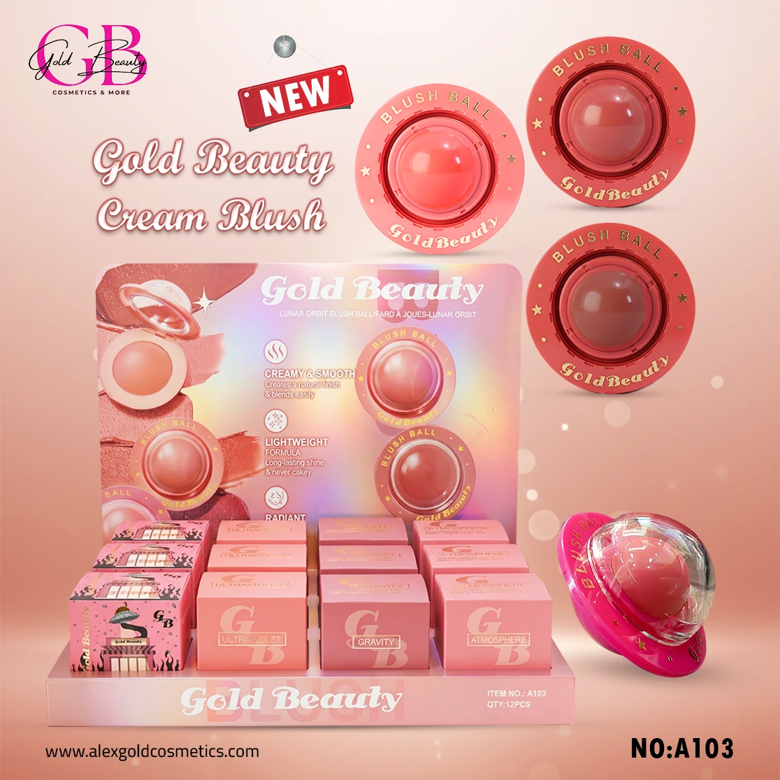 BLUSHER 4 COLORS A103